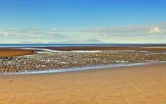 Scotland over the Solway Firth from Allonby, Cumbria