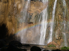 Plitvička Jezera, Rainbow in Great Waterfall