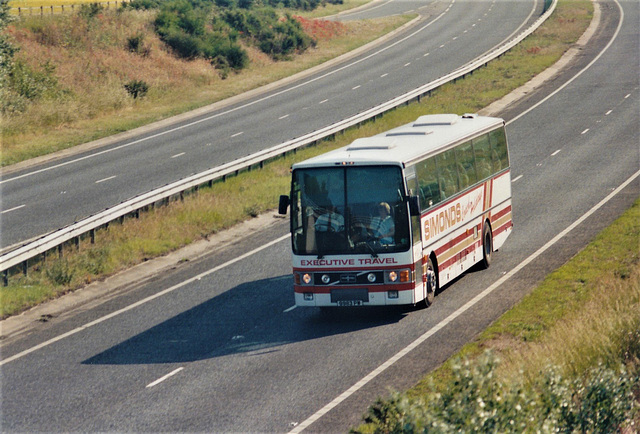 Simonds of Botesdale 9983 PW (E306 OPR, XEL 941, E407 SEL) on the A11 at Red Lodge – 21 Jun 1998 (400-02)