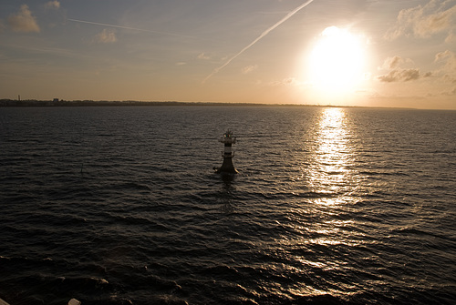 Sonnenaufgang bei Trelleborg