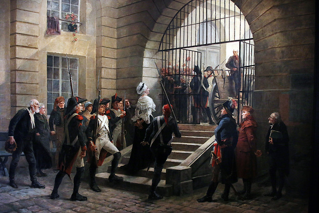 Marie-Antoinette sortant de la conciergerie et conduite à son exécution le 16 octobre 1793