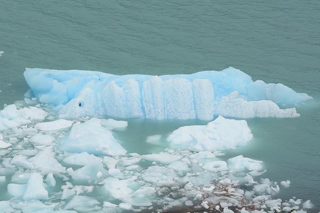 Argentina, Drifting Ice Floes - Fragments of the Glacier of Perito Moreno