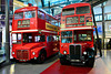 London 2018 – Transport Museum – 1963 Routemaster & 1954 RT-type AEC doubledecker