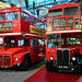 London 2018 – Transport Museum – 1963 Routemaster & 1954 RT-type AEC doubledecker