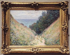 Road at La Cavee, Pourville by Monet in the Boston Museum of Fine Arts, January 2018