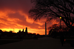 Sunset on the Mall optomized for red