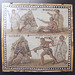 Secutor vs. Retiarius Mosaic in the Archaeological Museum of Madrid, October 2022