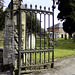 Farnham cemetery entrance gate