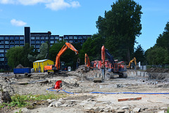 Demolition of the former Clusius Laboratory