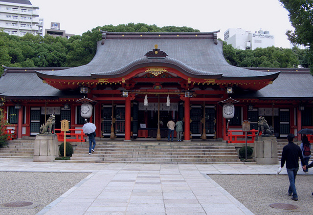 Ikuta Shrine Honden Kobe Japan O24-01