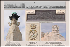 Portsmouth Naval Memorial - Southsea - details - 11 7 2019