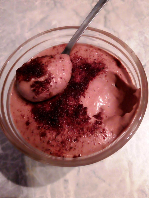 Veganes Mousse au Chocolat