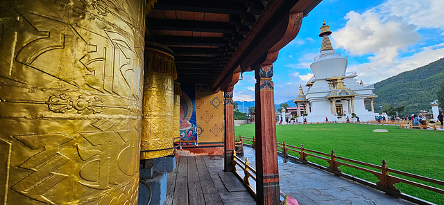 Prayer Wheels - National Memorial Chorten