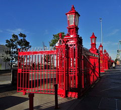 red fence