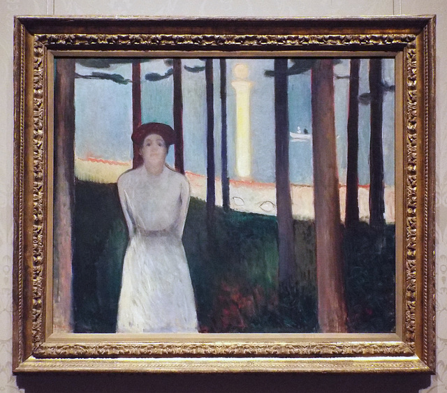 Summer Nights Dream: The Voice by Munch in the Boston Museum of Fine Arts, January 2018