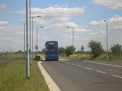 DSCN6689 Stagecoach East 15458 (AE09 GYF) at Longstanton (Busway) - 9 Aug 2011