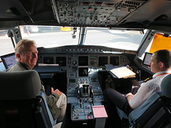 Cockpit visit