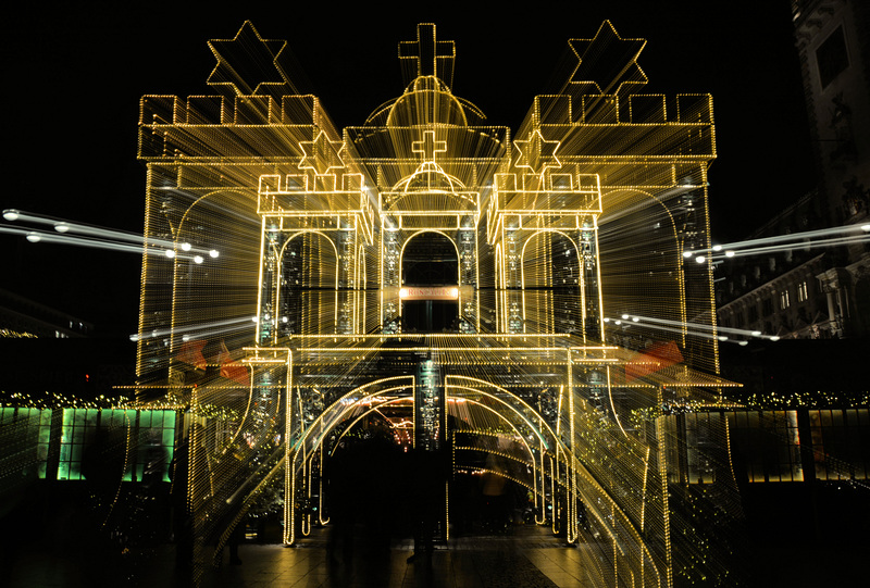 Tor zum Hamburger Weihnachtsmarkt