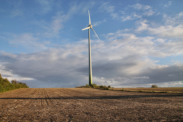 Windkraftanlage nahe Overberge (Bergkamen) / 17.09.2022