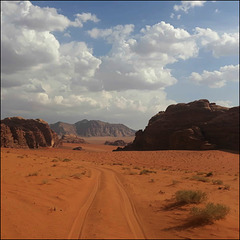 Into the desert..........