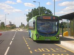 DSCN6691 Stagecoach East 21222 (AE09 GYS) at Longstanton (Busway) - 9 Aug 2011