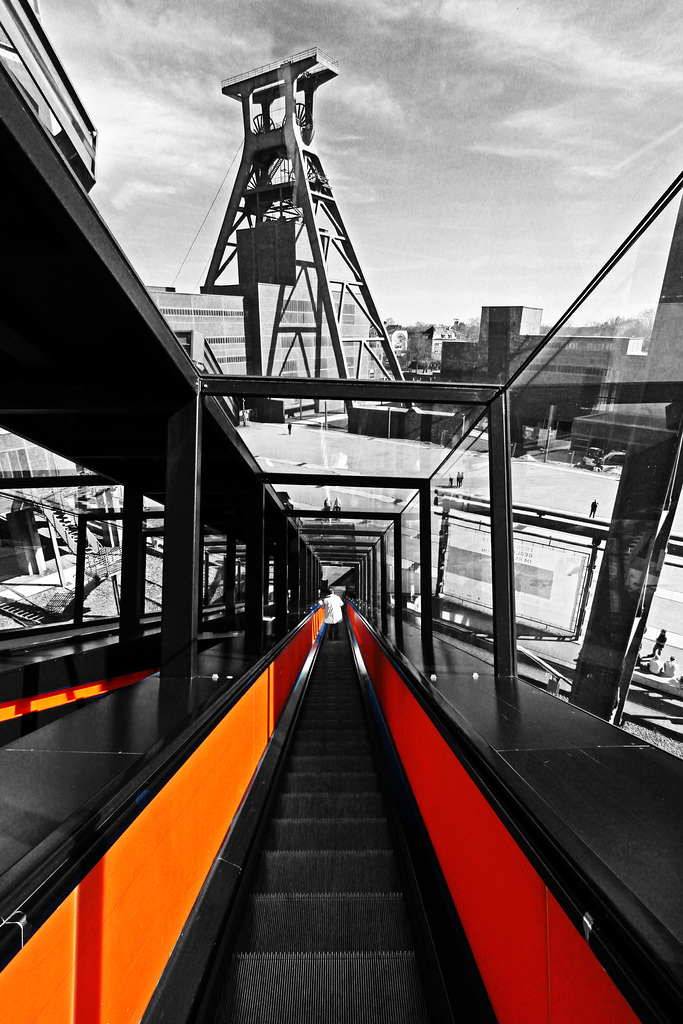 Zollverein: Rolltreppe