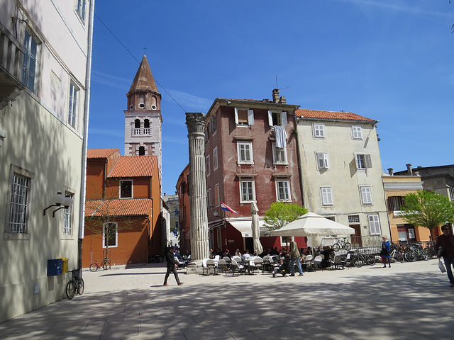 Zadar : place des Cinq-Puits.
