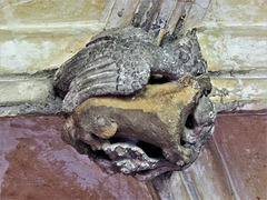 lacock abbey, wilts (89) c15 cloister vaulting boss