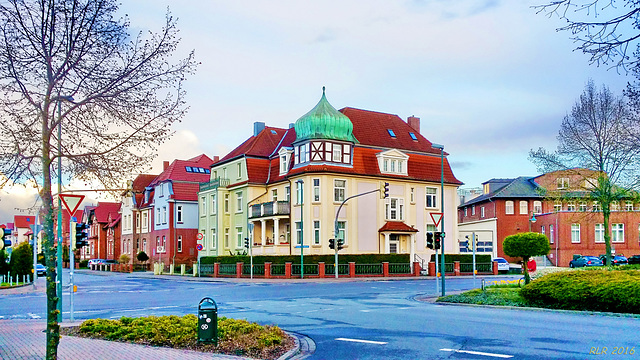 Hagenow, Stadtvilla mit Zwiebelturm