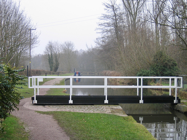 Swing Bridge over the Coventry Canal at Fradley Junction