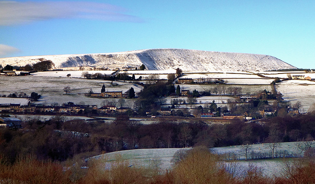 Winter landscape.