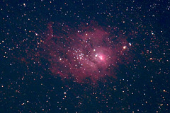 M 8, open starcluster and nebulae