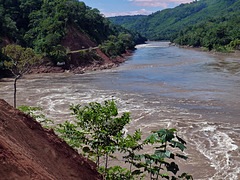 Ein Blick auf den Huallaga Fluss- Perú