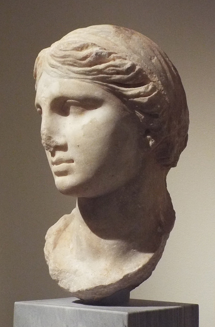 Marble Female Portrait Head from Smyrna in the Metropolitan Museum of Art, June 2016