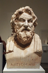 Marble Herm Portrait of Antisthenes in the Metropolitan Museum of Art, July 2016