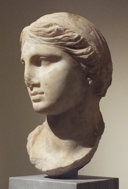 Marble Female Portrait Head from Smyrna in the Metropolitan Museum of Art, June 2016