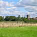 The Church of All Saints at Alrewas from Trent and Mersey Canal