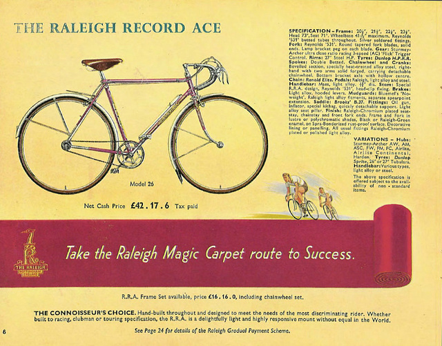 1953 Raleigh Record Ace
