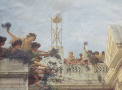 Detail of Spring by Alma-Tadema in the Getty Center, June 2016