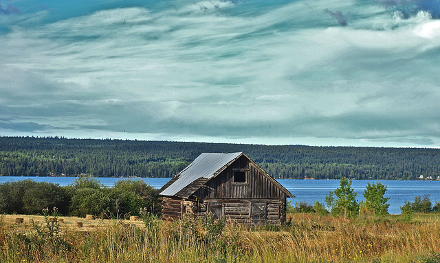 The old barn at Lac La Hache, BC