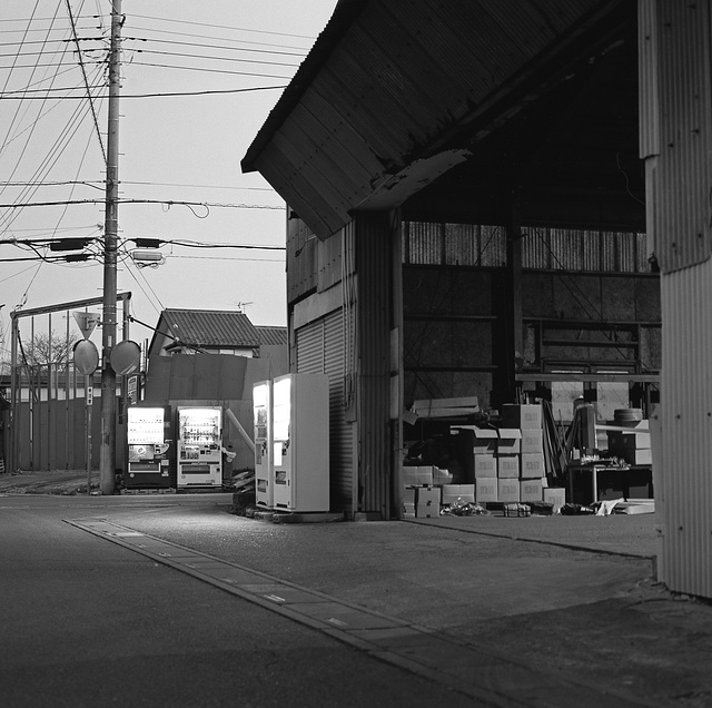 Warehouse and vending machines