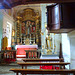 Oratorio San Bernardo da Mentone (fotografato da uno spioncino esterno) - Rovesca (VB)