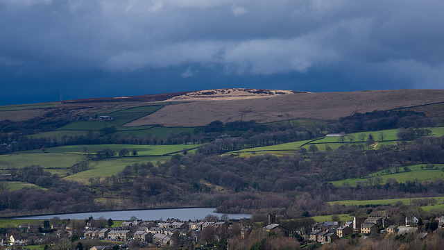 Arnfield Reservoir and Swallows Wood