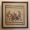 Drunken Silenus Mosaic from Pompeii in the Naples Archaeological Museum, July 2012