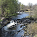 The River Lyon: one of its many small waterfalls