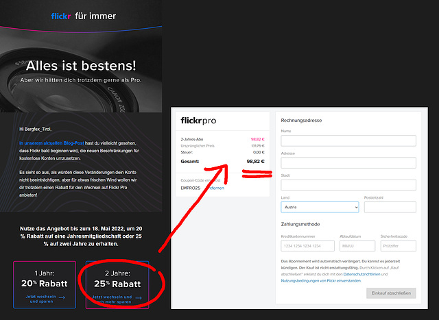 Flickr braucht Geld