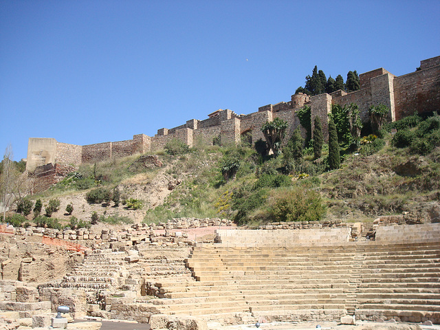 Die Alcazaba von Málaga