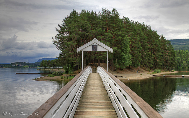 Bridge to Vesleøye, Fagernes.