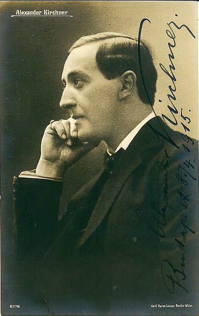 Alexander Kirchner Autograph