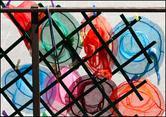 HFF - happy hats on a fence